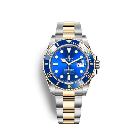 rolex submariner blue steel and gold|rolex 126613lb price.